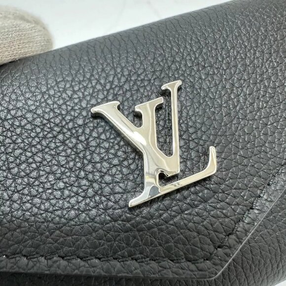 LOUIS VUITTON Portefeuille Lock Mini Wallet Unused (has initials Y.F.) - Picture 11 of 12